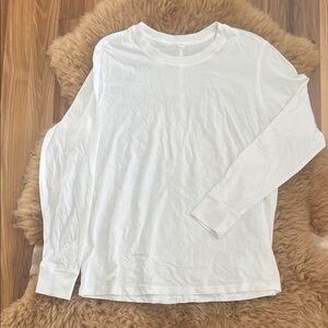 lululemon athletica White Long Sleeve Tee
